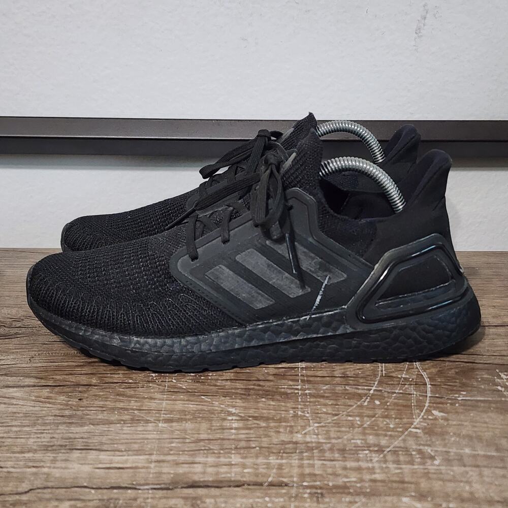 Adidas Ultraboost 20 Men's Athletic Running Shoes Sneakers Size 9 Triple Black